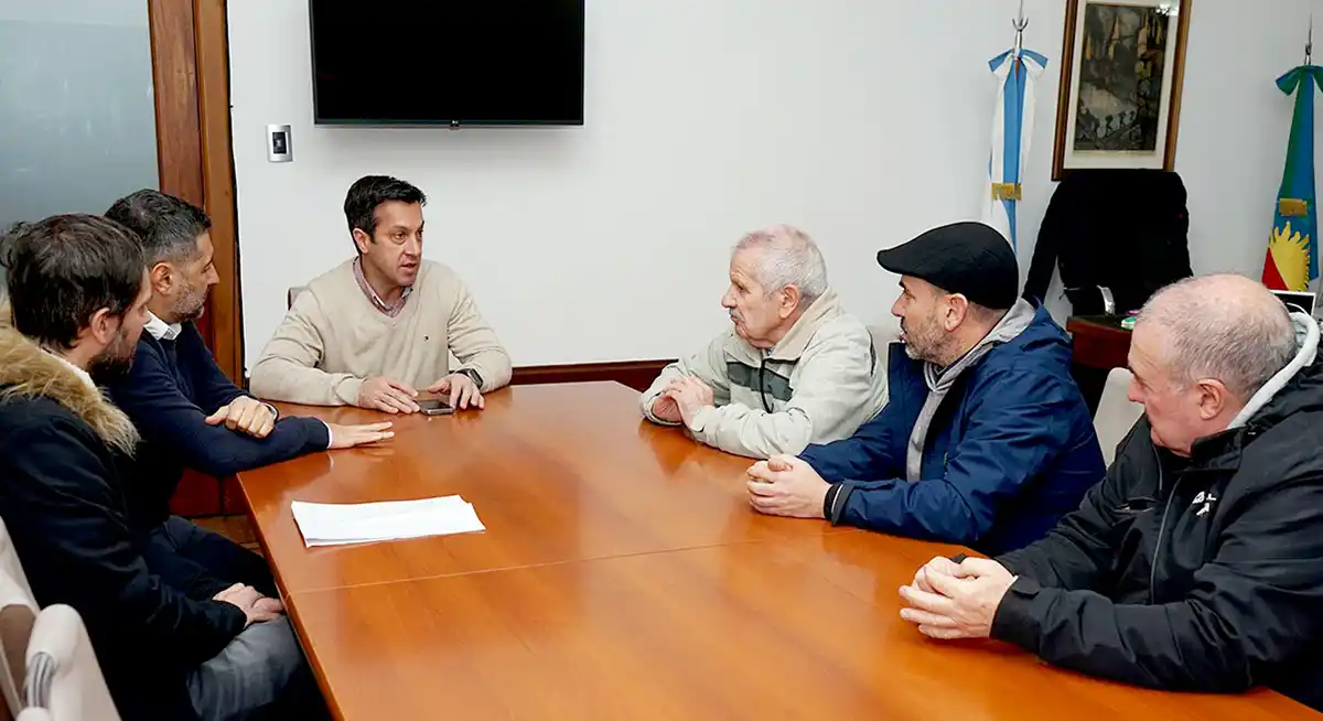 Reunión. Rojas recibió a los empresarios del sector