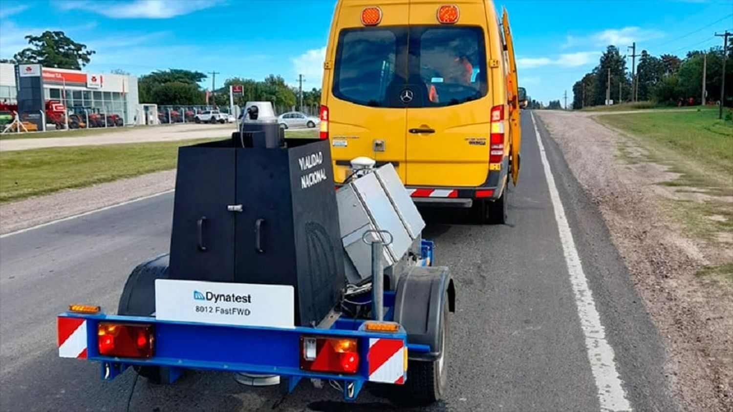 Vialidad Nacional evalúa el pavimento de la Ruta 12 entre Crespo y Paraná
