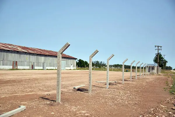 Avanzan las obras en los  galpones de la vieja estación