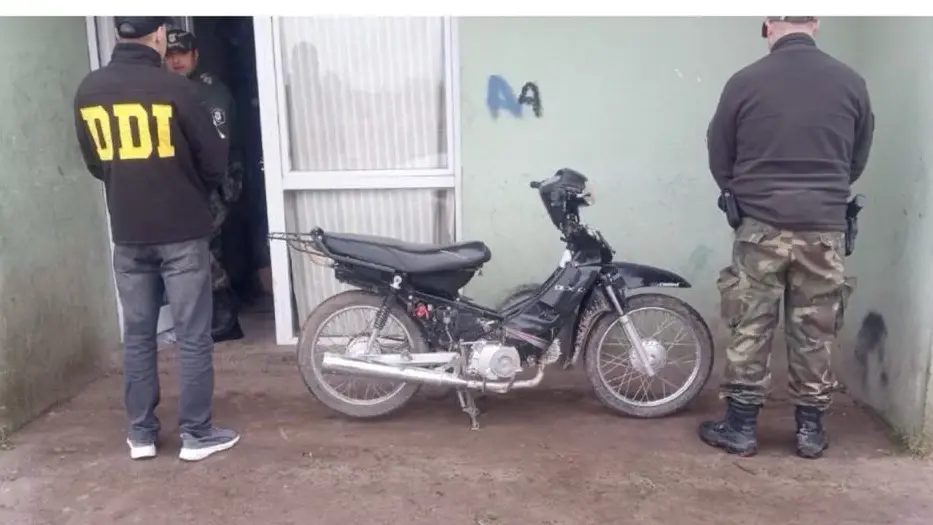 Recuperaron una moto robada en Micaela Cascallares