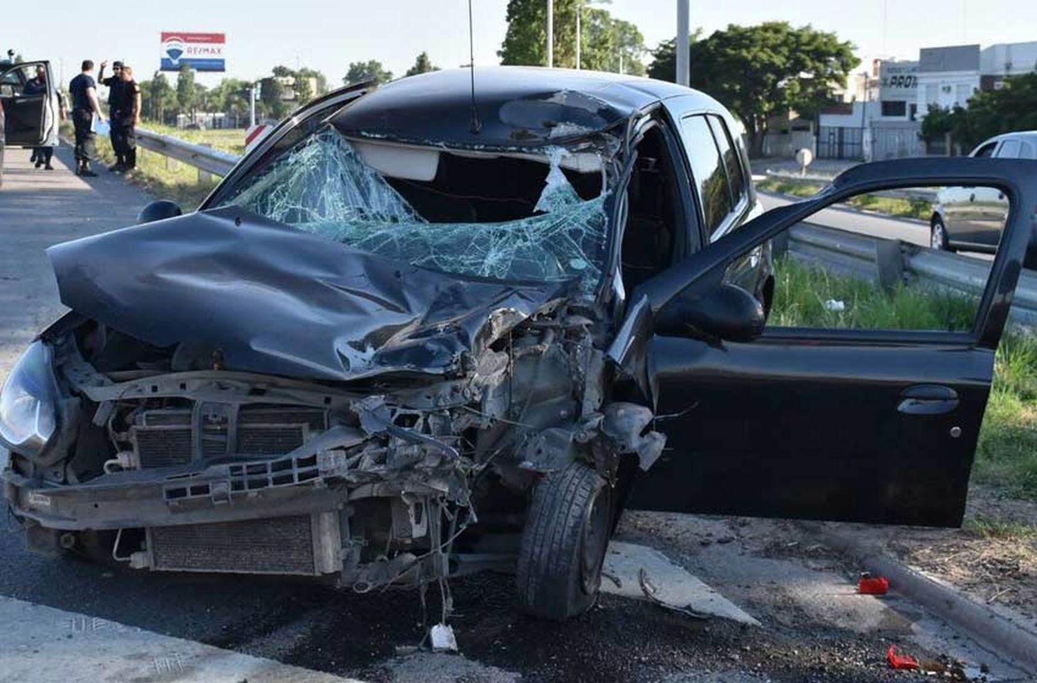 Accidente en Circunvalación y Eva Perón deja un herido