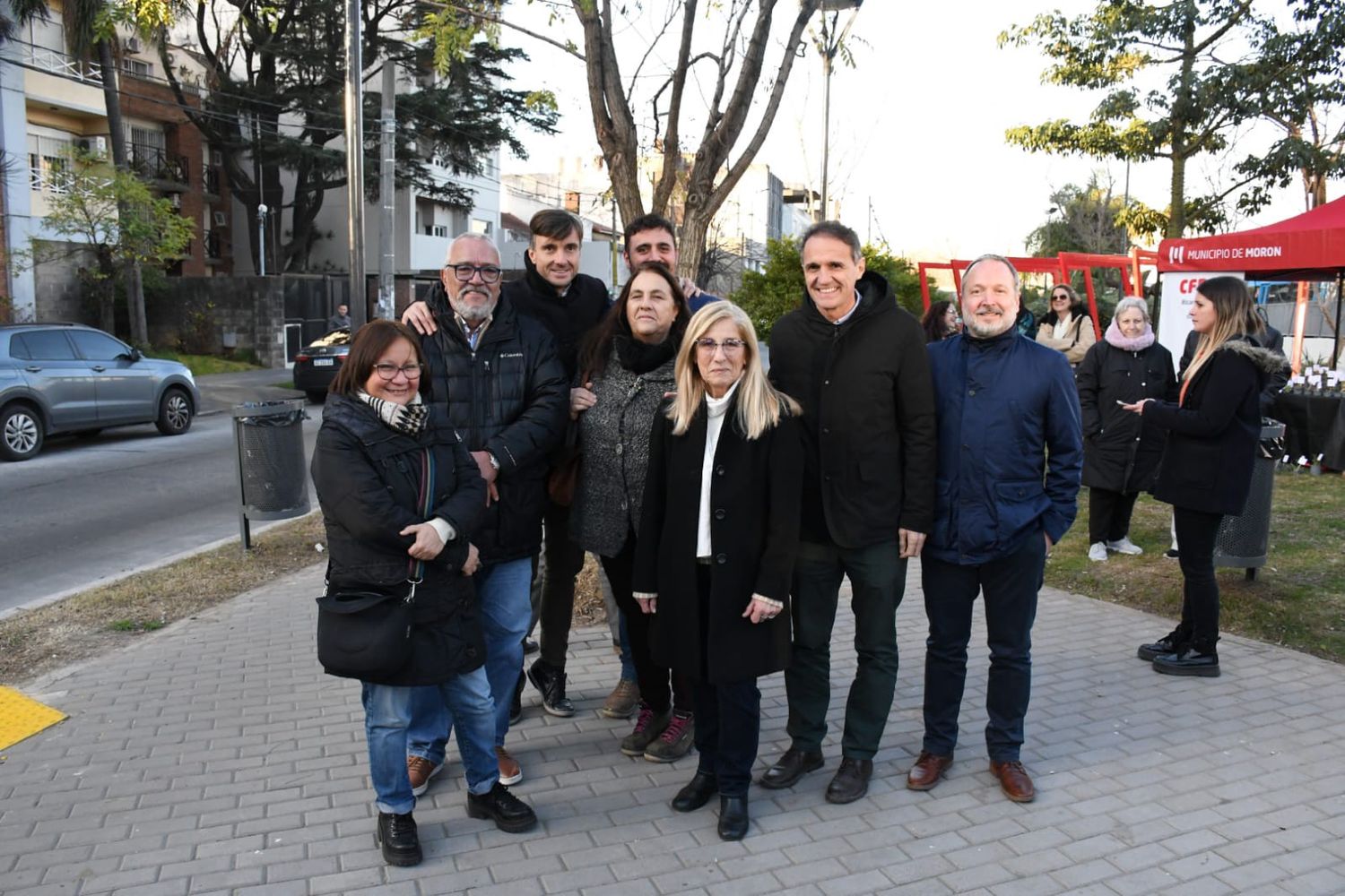 Morón: Ghi y Katopodis inauguraron el nuevo Parque Lineal Haedo Norte