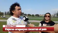 Viajeros uruguayos recorren el país