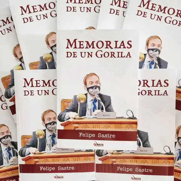 Felipe Sastre presentó su primer libro �SMemorias  de un Gorila⬝