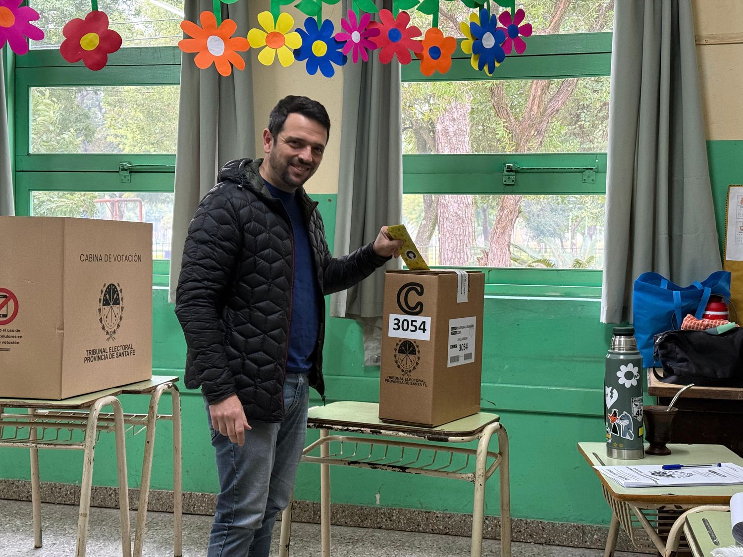 Votó el intendente de Avellaneda y dejó un mensaje a la comunidad