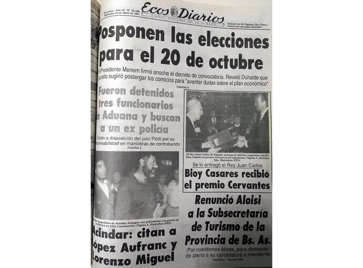 Miércoles 24 de abril de 1991