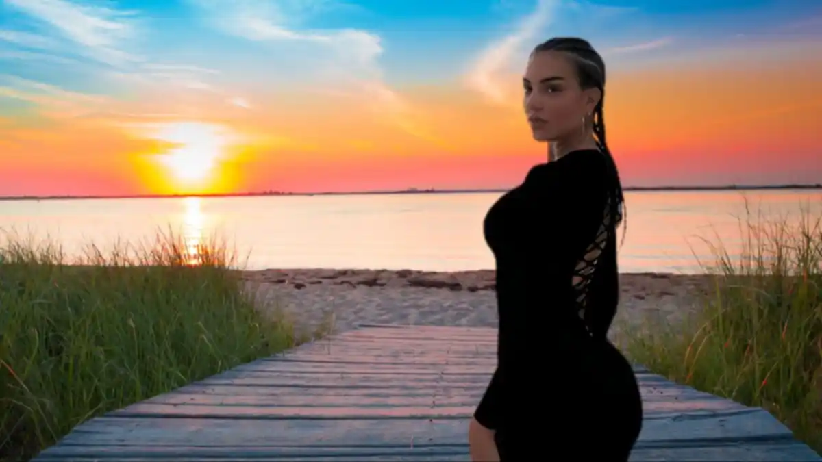 Georgina Rodríguez deslumbra en vestido de transparencias en destino paradisíaco