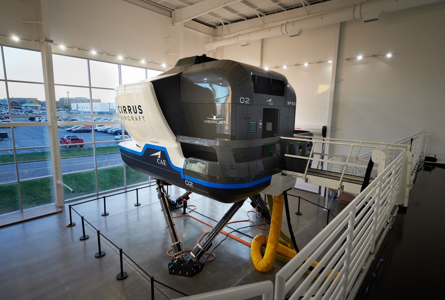 Cirrus Aircraft added a new flight simulator for the Vision Jet