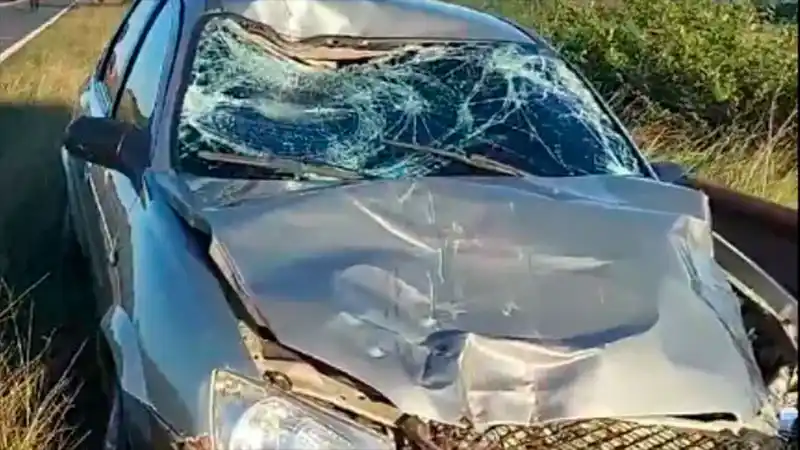 Automovilista chocó y mató a un motociclista en Ruta 14: hay un herido grave