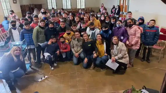 El Hospital presentó un taller en la Escuela Nº 8