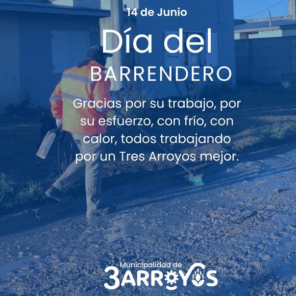 Saludo a los barrenderos en su día