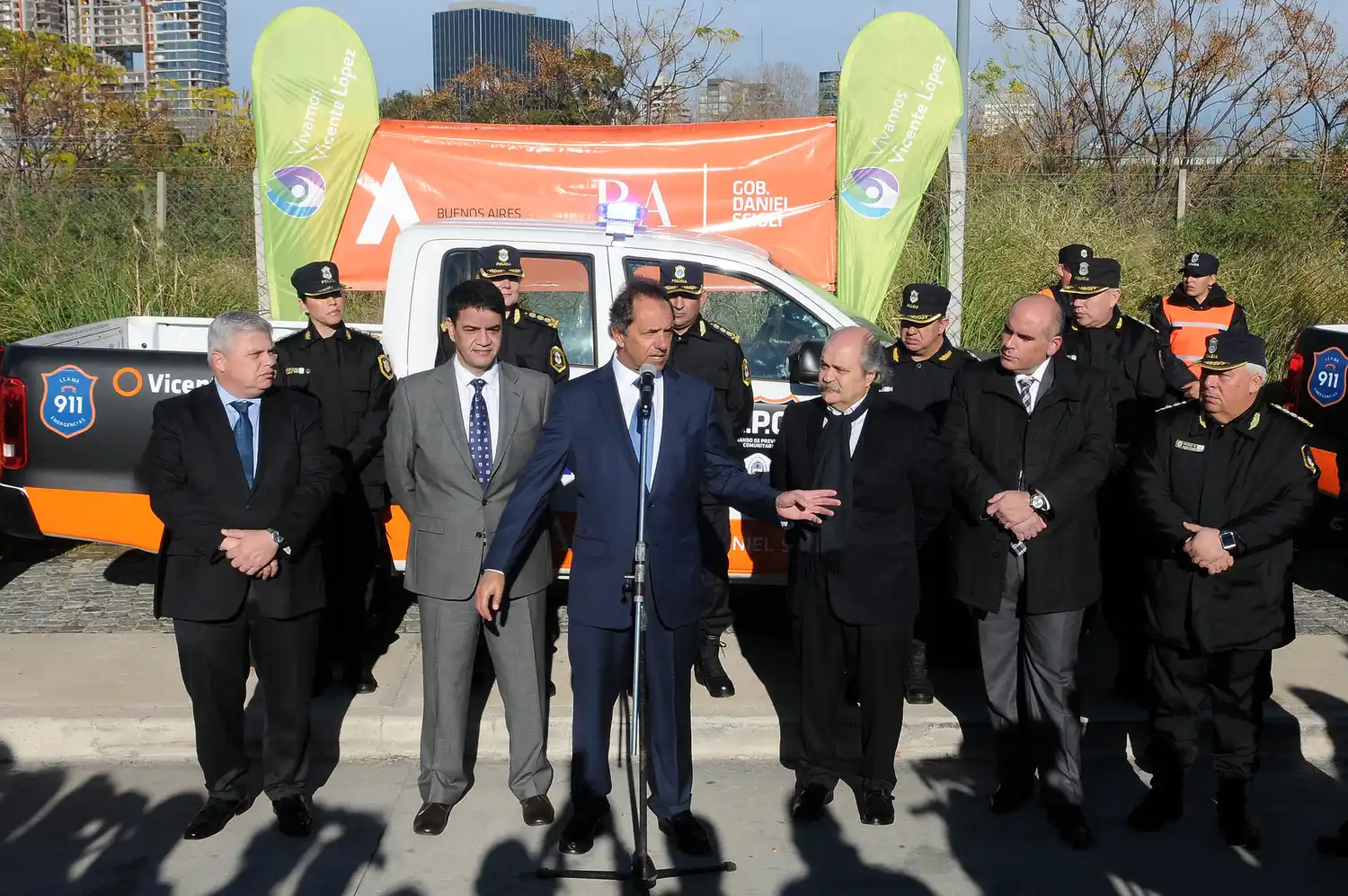 Seguridad: Scioli puso en marcha el Comando de Patrullas en Vicente López