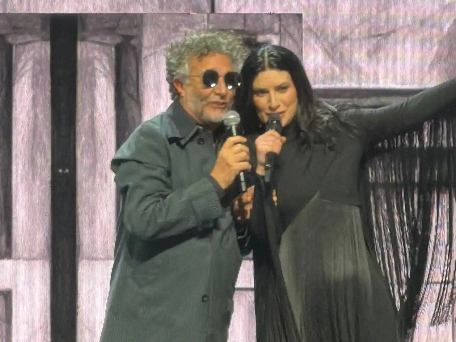 Laura y Fito juntos en el escenario