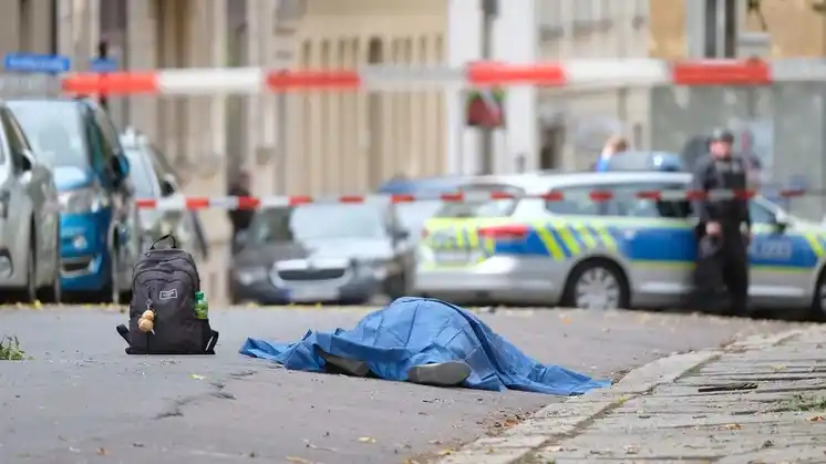Dos personas murieron en un tiroteo frente a una sinagoga en Alemania