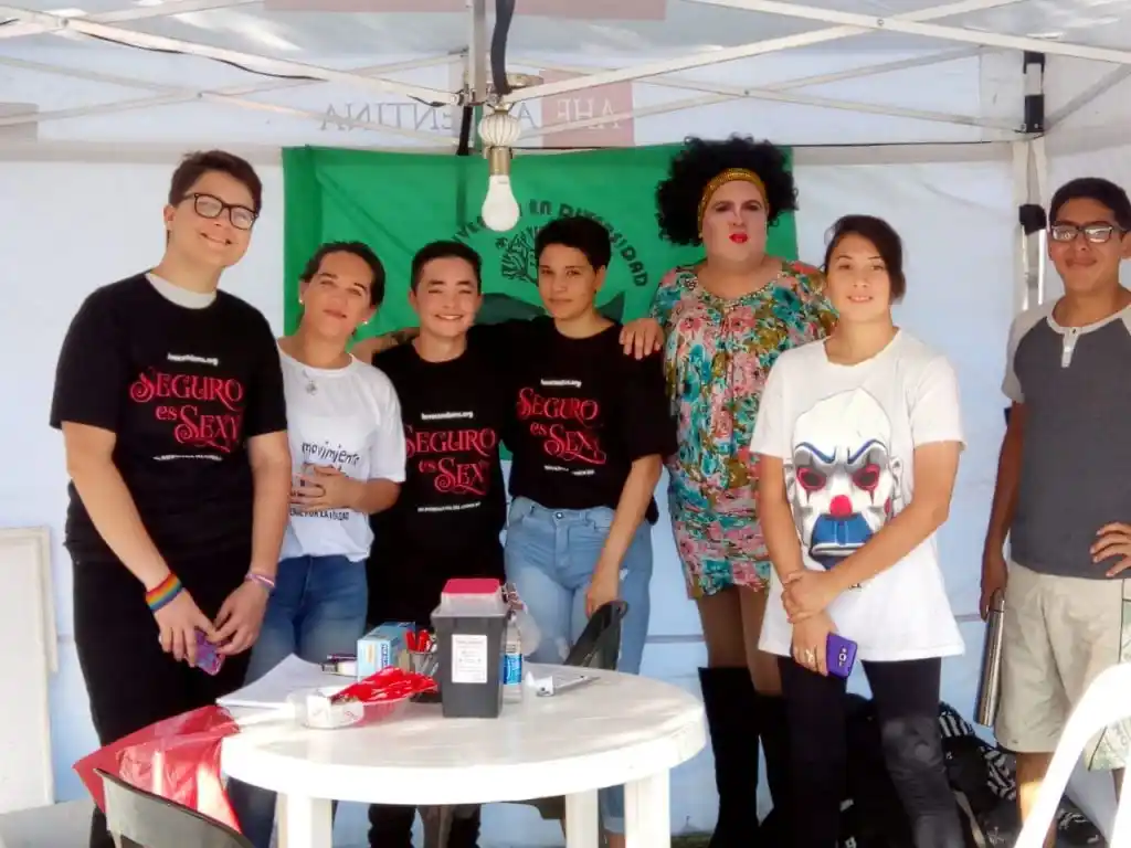 Se realizaron testeos gratuitos de VIH y se focalizó en la provisión de preservativos