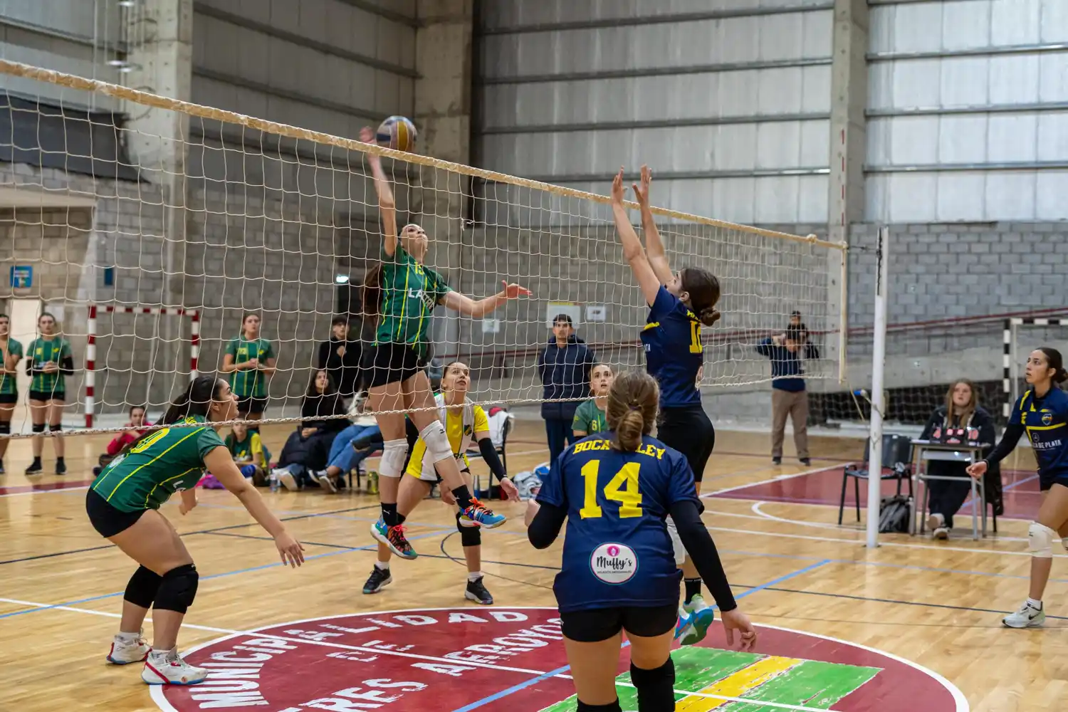 Inferiores de vóley tuvo su rodaje en el Polideportivo