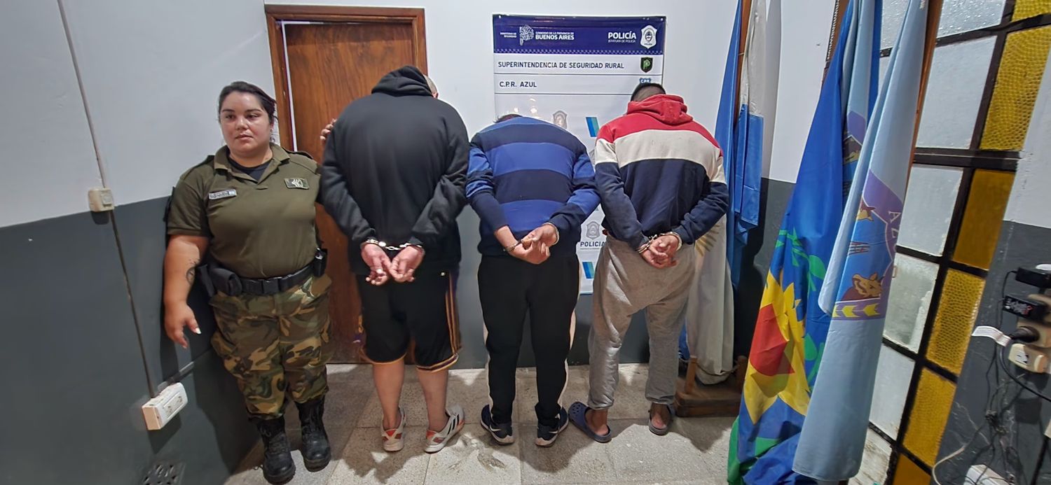 Aprehendieron a tres tandilenses por tenencia ilegal de armas de fuego