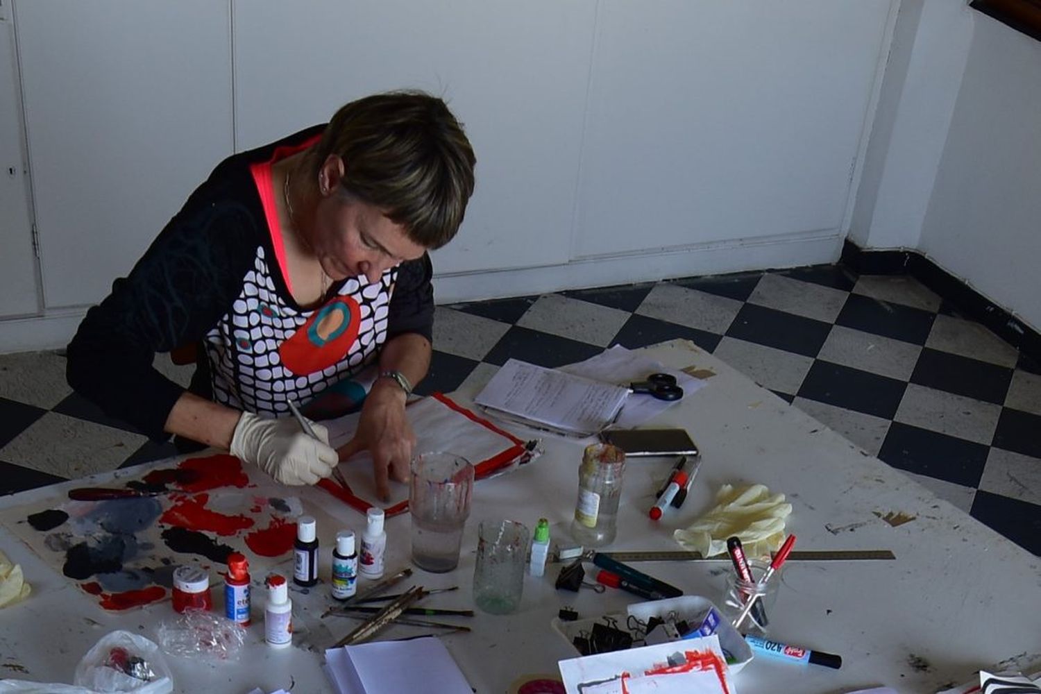 La artista Szigety ganó una beca en Italia donde vivió una enriquecedora experiencia