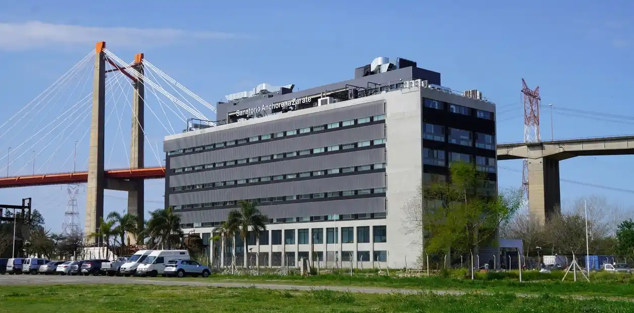 La construcción del sanatorio demandó dos años y medio.
