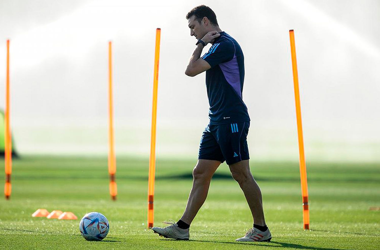 La Selección, ante un día clave: Lionel Scaloni empieza a definir el equipo que jugará la final ante Francia