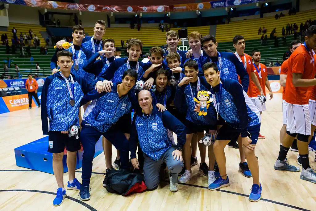 De La Fuente ganó su segunda medalla en el básquet