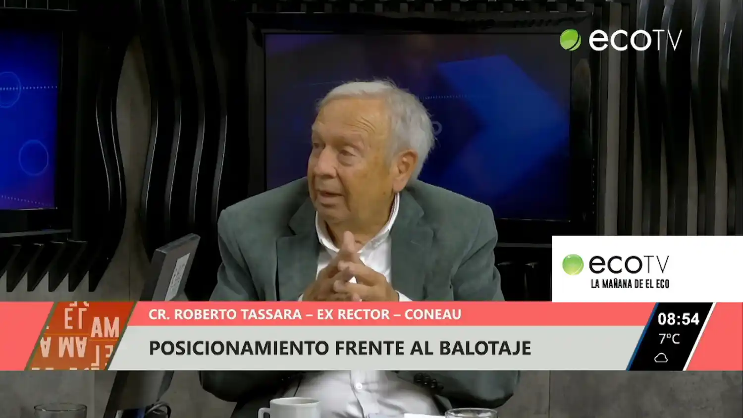 Posicionamiento de Roberto Tassara frente al balotaje
