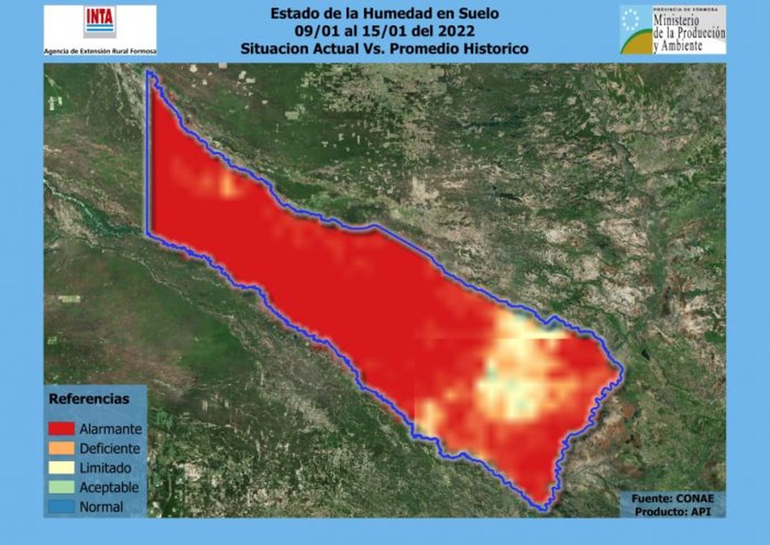 INTA: “Más del 70% de la provincia está siendo afectada seriamente por restricciones hídricas”