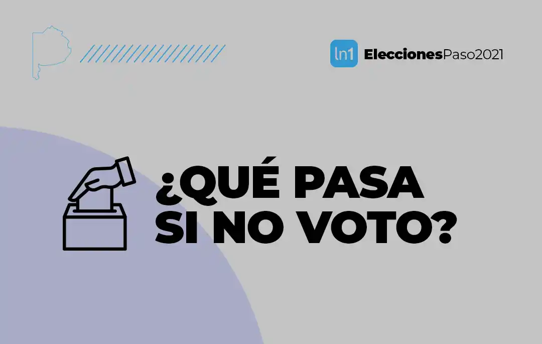 PASO 2021: ¿Qué sucede si no concurro a votar?