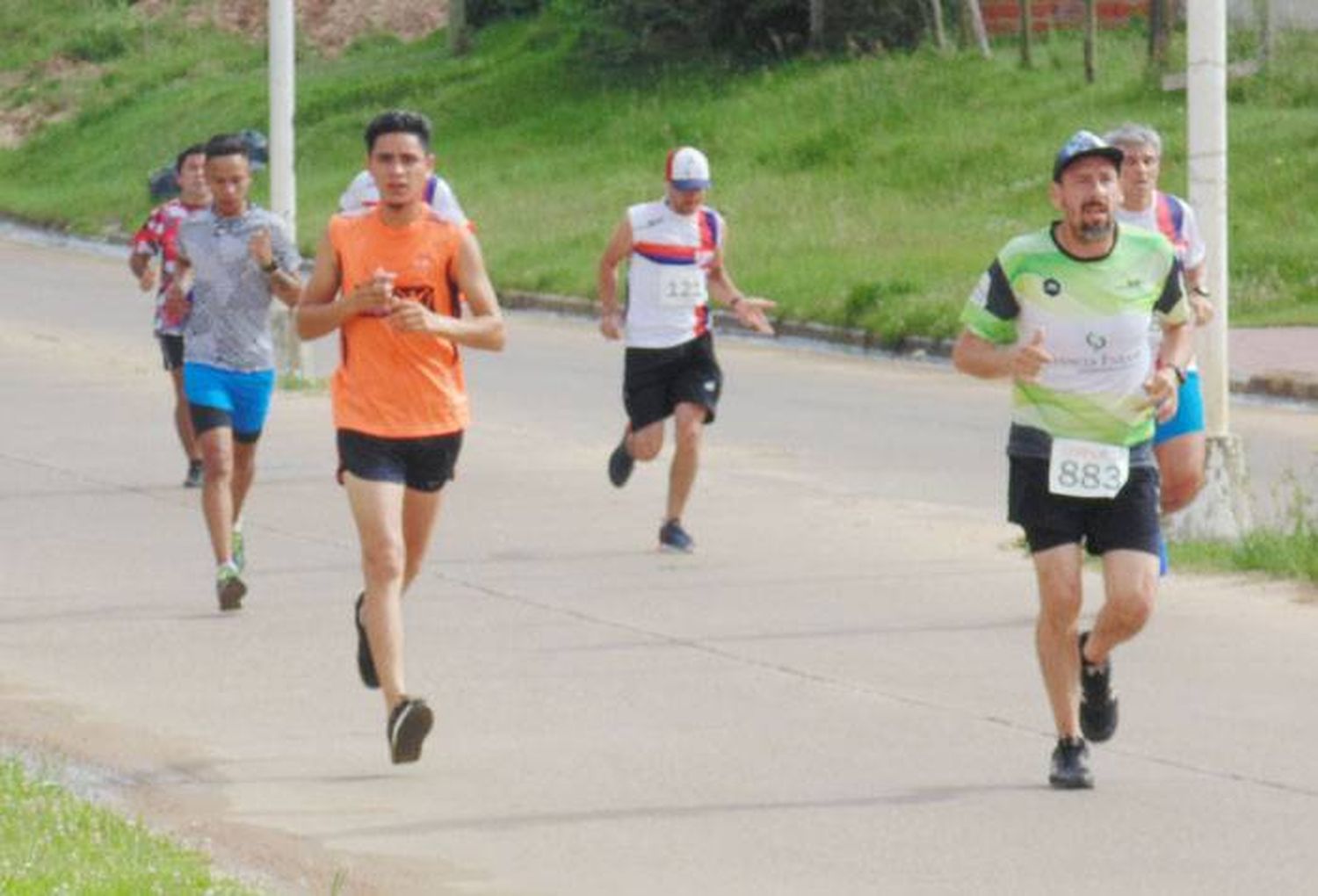 Prueba atlética en el Parque Ferré