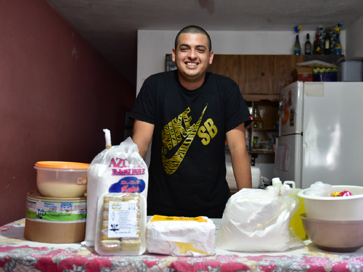 Cobró los $10.000 de la IFE y puso una “panadería” en su casa