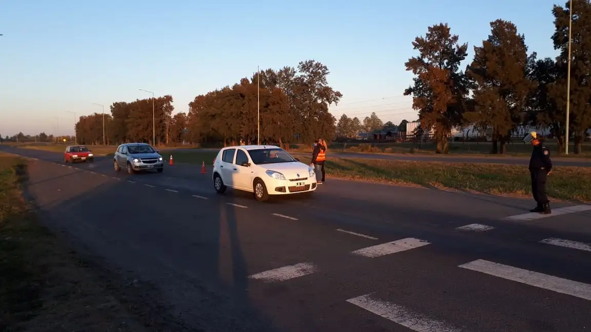 Por la llegada de los varados, el Municipio reforzó los controles en el Acceso Sur