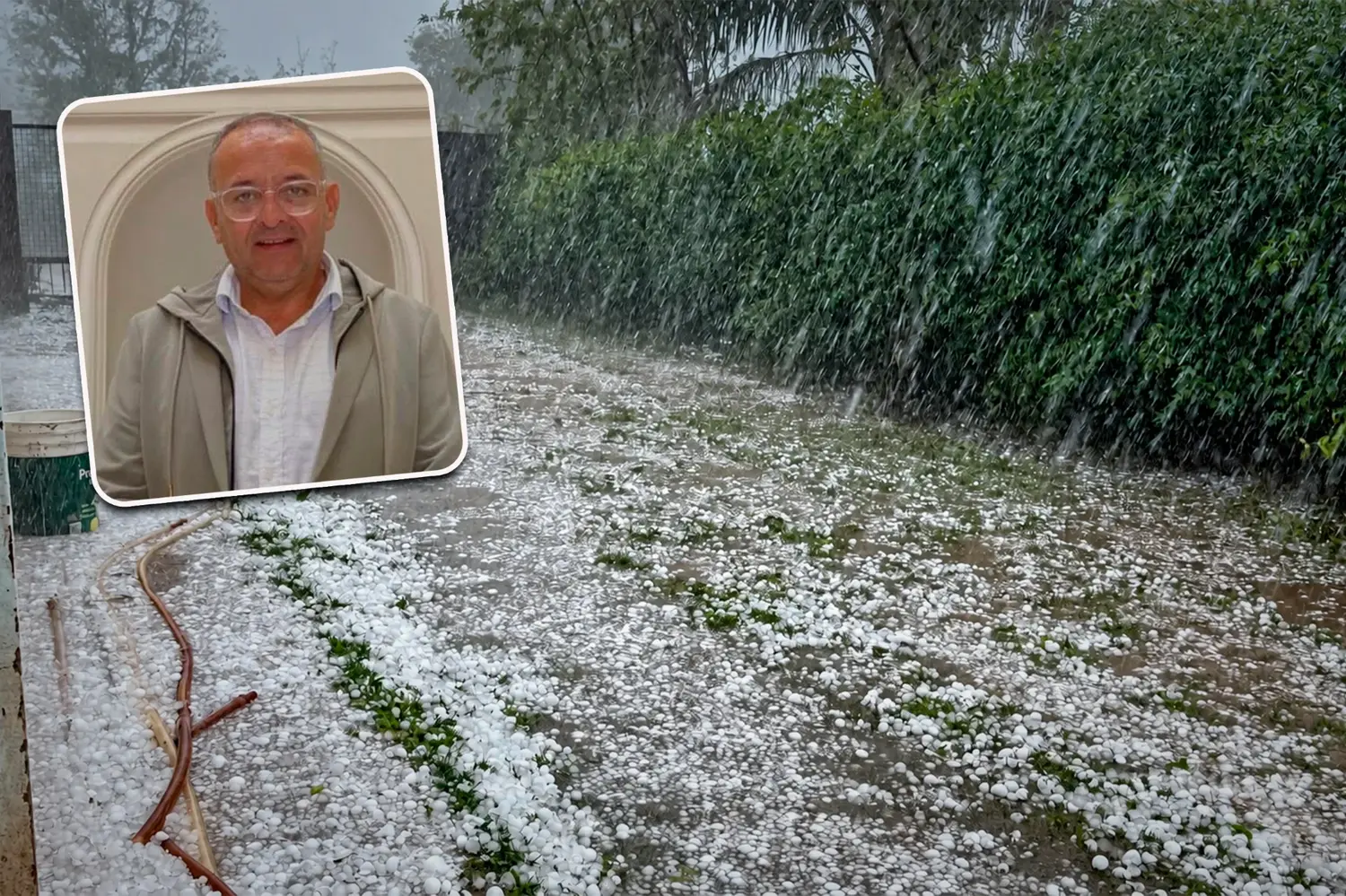 Anegamientos, ingreso de agua a las casas y clases suspendidas: fuerte temporal en Ataliva  | José Manuel Álvarez, presidente comunal de Ataliva