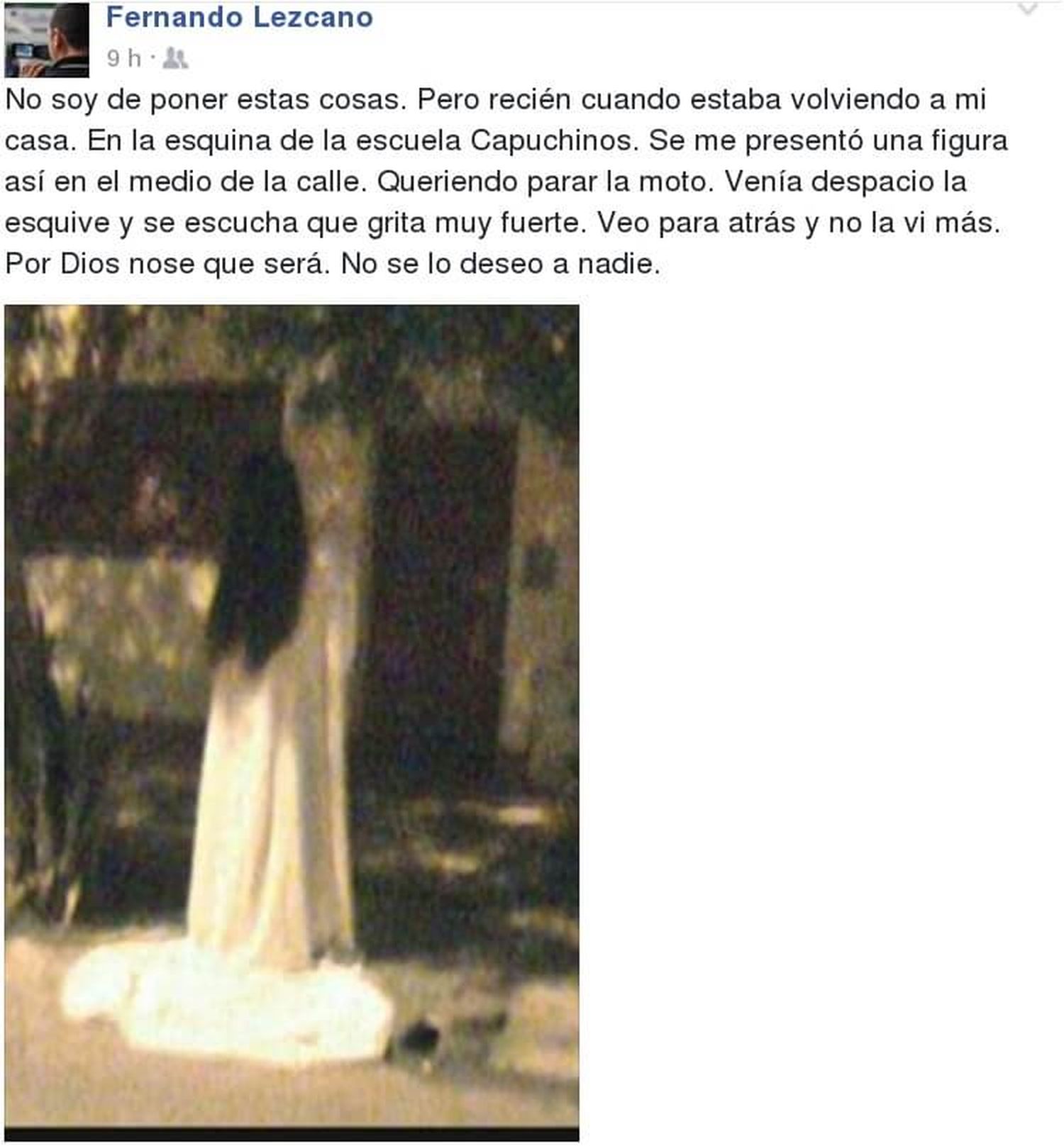 Conmoción: denuncian que apareció “La Llorona” en Entre Ríos