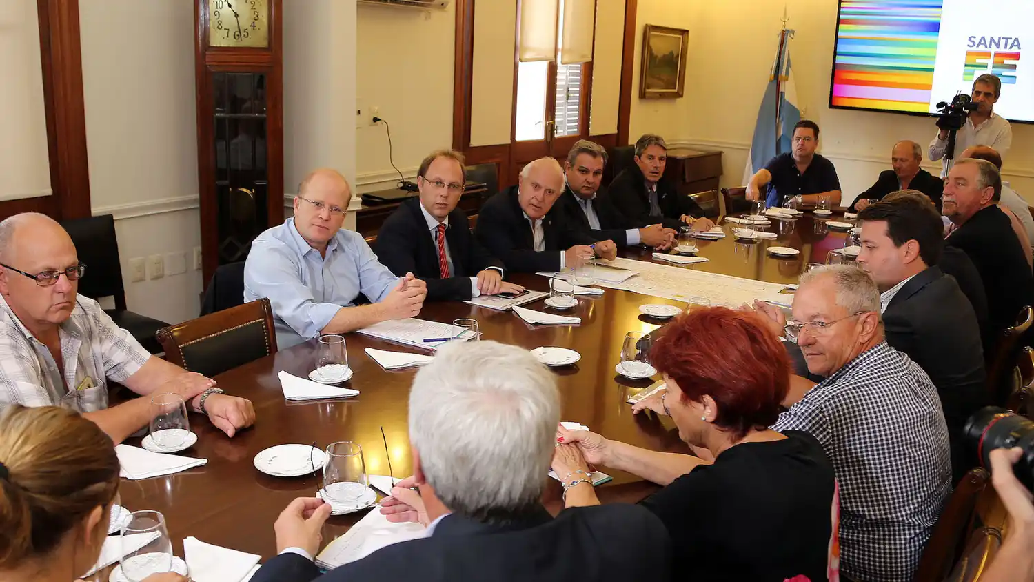 Lifschitz recibió a Carsfe afectados por la emergencia hídrica