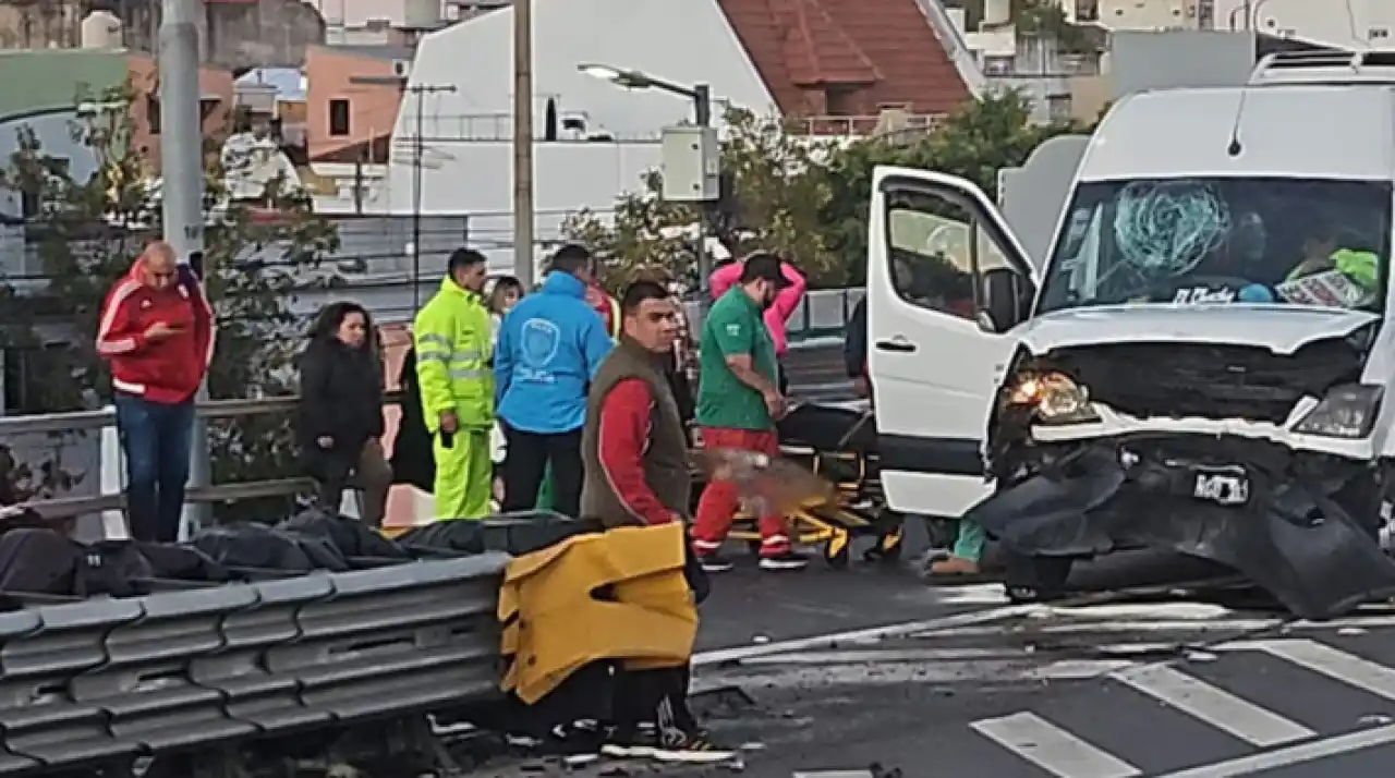 Impactante accidente