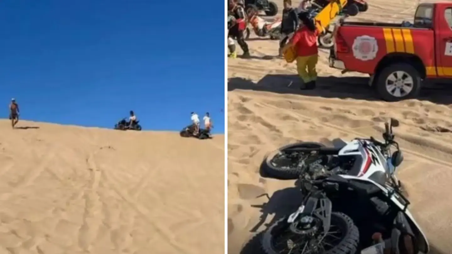 El hecho se produjo pocos días después de que una influencer también sufriera un accidente similar