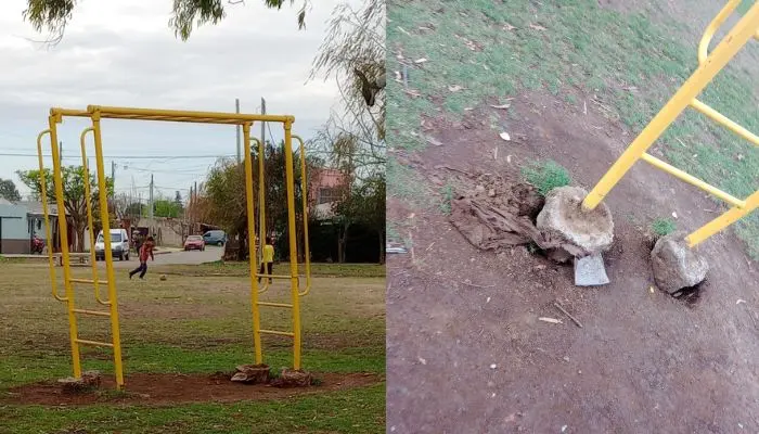 “Hay chicos sacando los juegos”