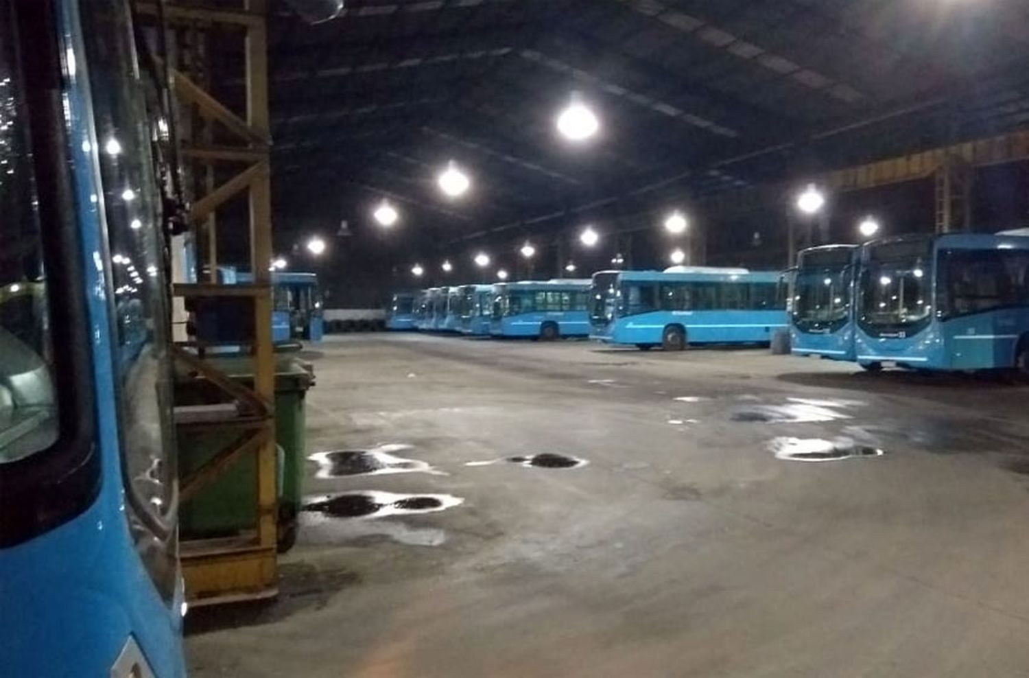 Paro de colectivos en Rosario.