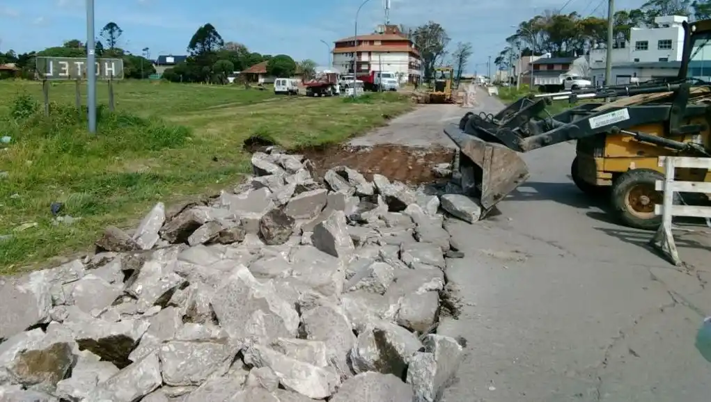 El Municipio trabaja en las calles de Faro Norte, Mogotes y Zacagnini