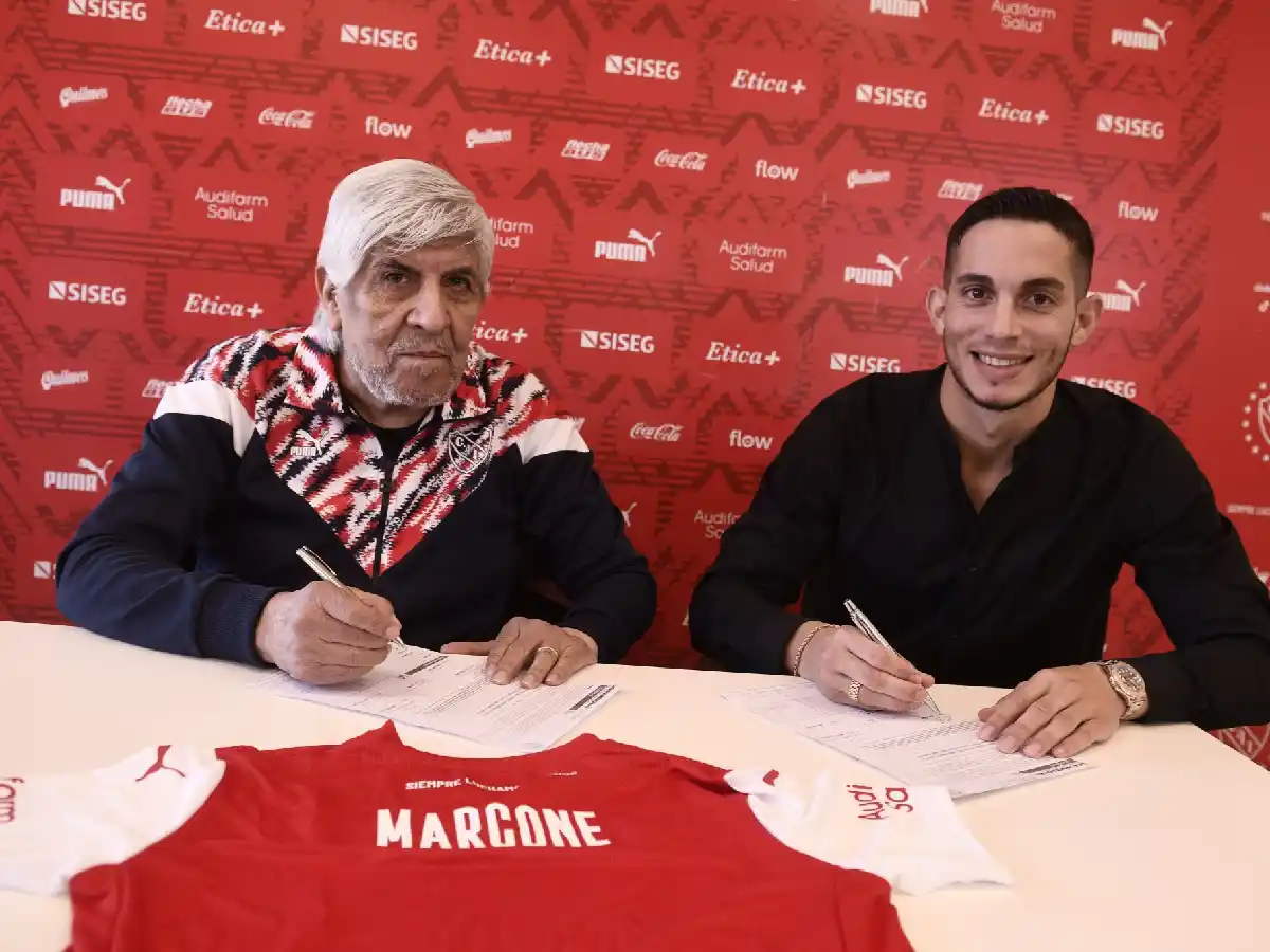 Marcone cumplió su sueño y firmó con el “Rojo”
