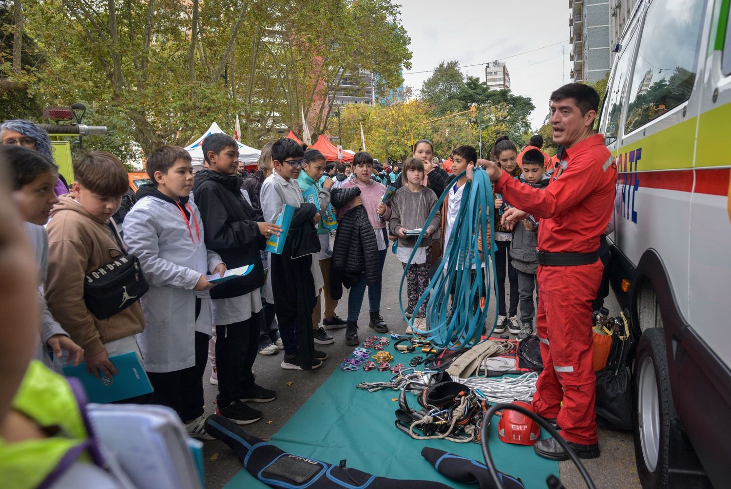 Realizaron una jornada de prevención de monóxido de carbono para más de 500 estudiantes