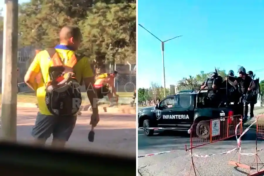 Violencia que no cesa: se suspendió un partido de liga por los gravísimos incidentes entre La Emilia y El Expreso