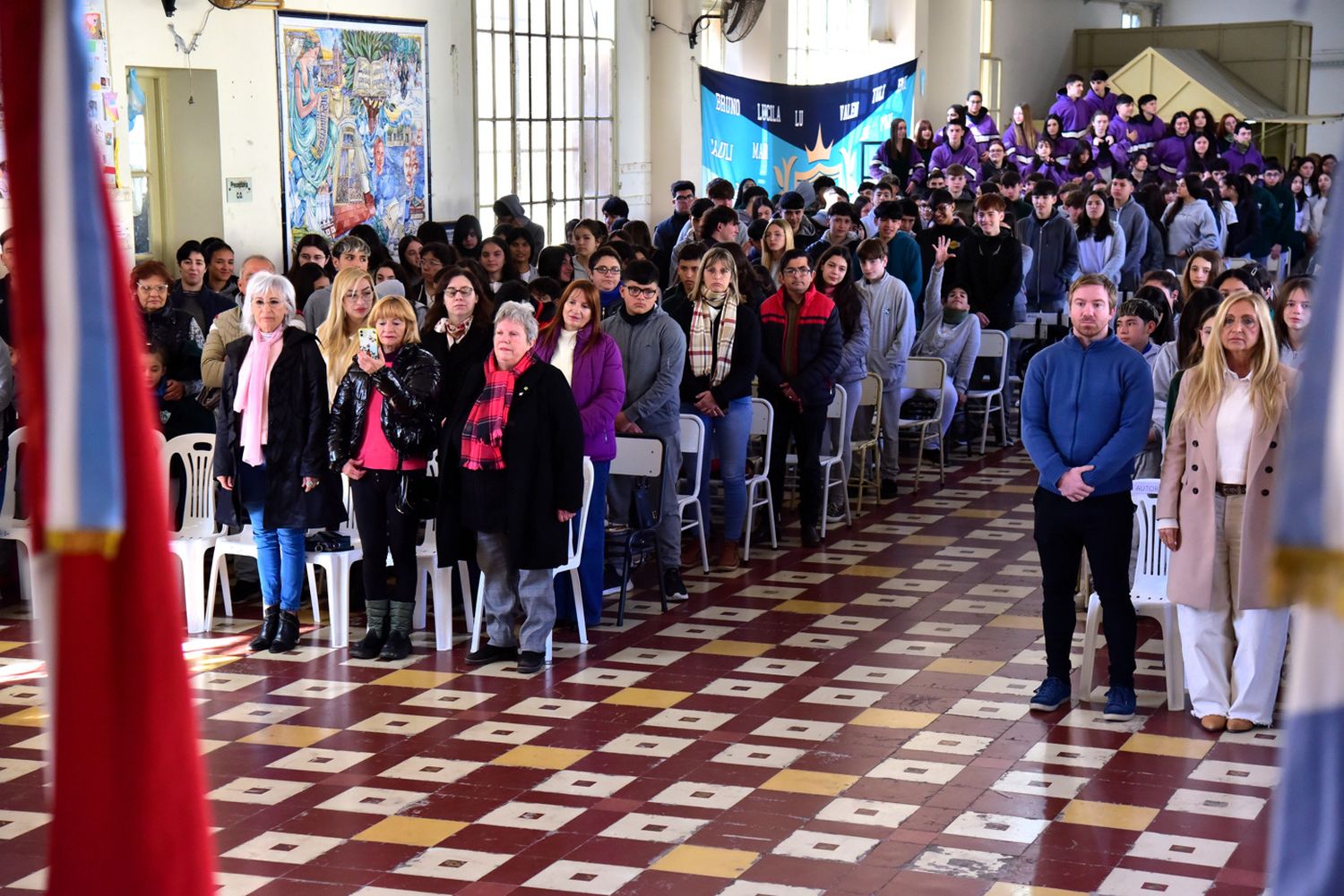 Del acto participaron ex alumnos de la institución.