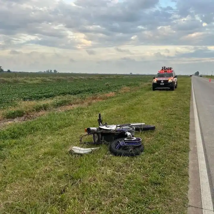 Trágico accidente en ruta 1: un motociclista perdió la vida