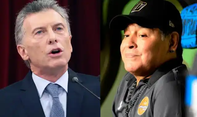 Diego Maradona arremetió contra Mauricio Macri: "¿Por qué no le tirás un centro a la gente?"