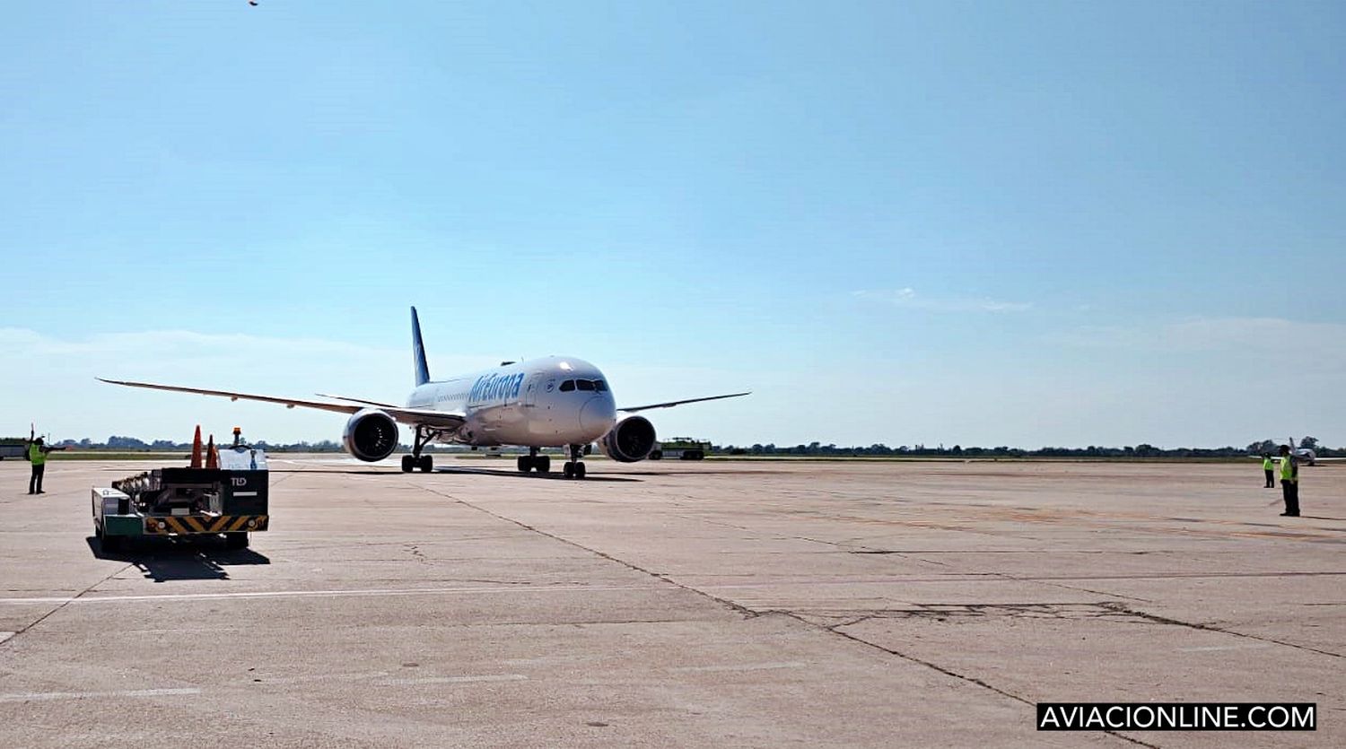 Después de 23 meses Air Europa reanudó sus vuelos a Córdoba