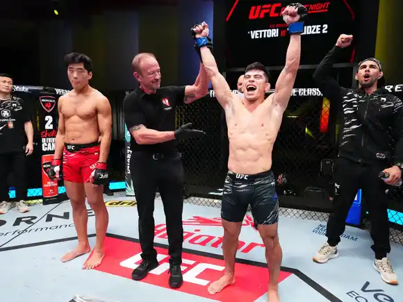 Vallejos debutó con un KO soberbio en UFC