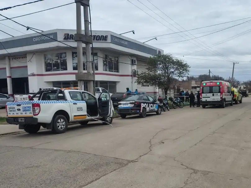 Intervinieron Bomberos, SIES, Policía y Guardia Urbana.