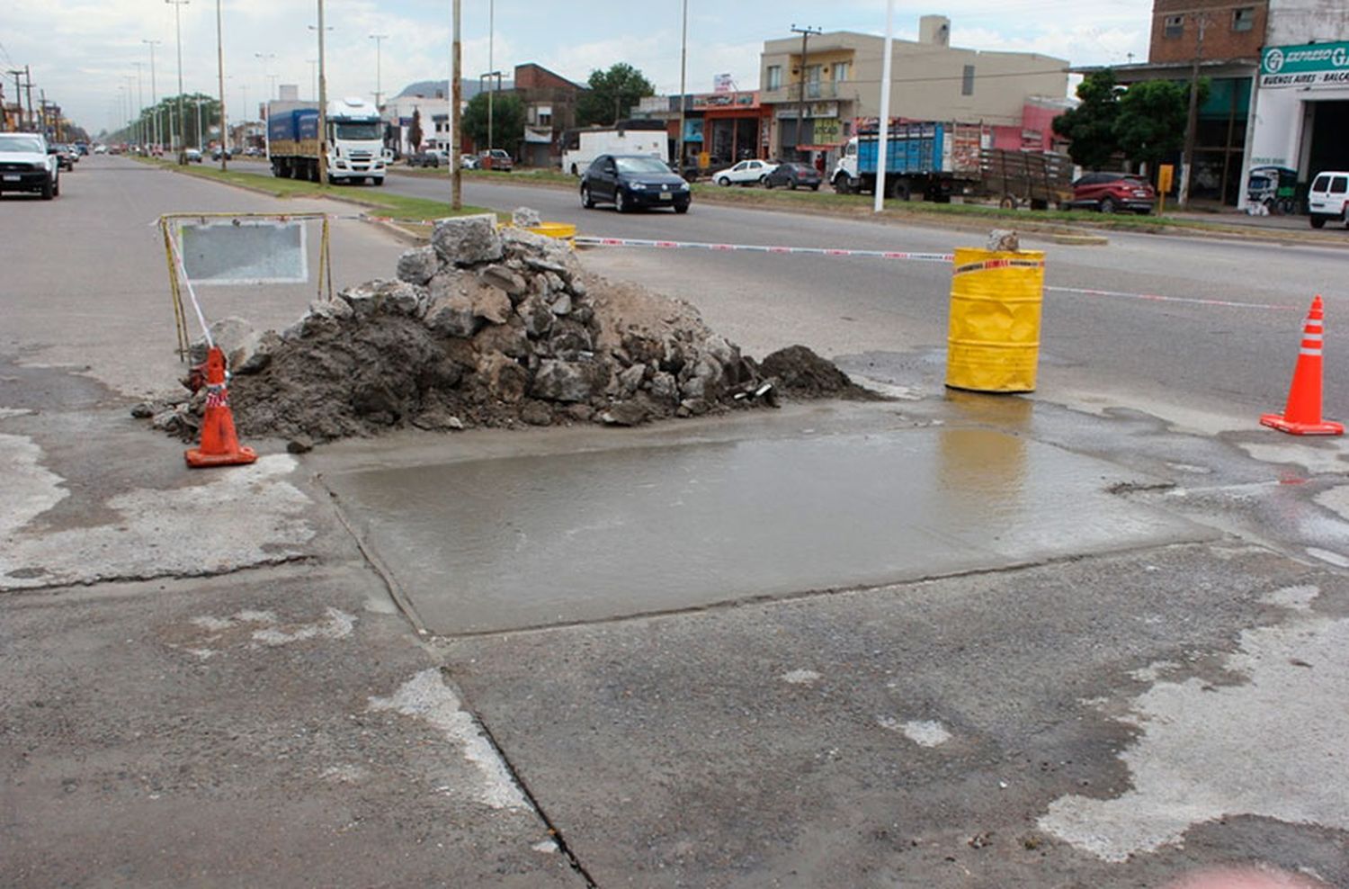 Se informaron los cortes de tránsito por obras viales para este martes