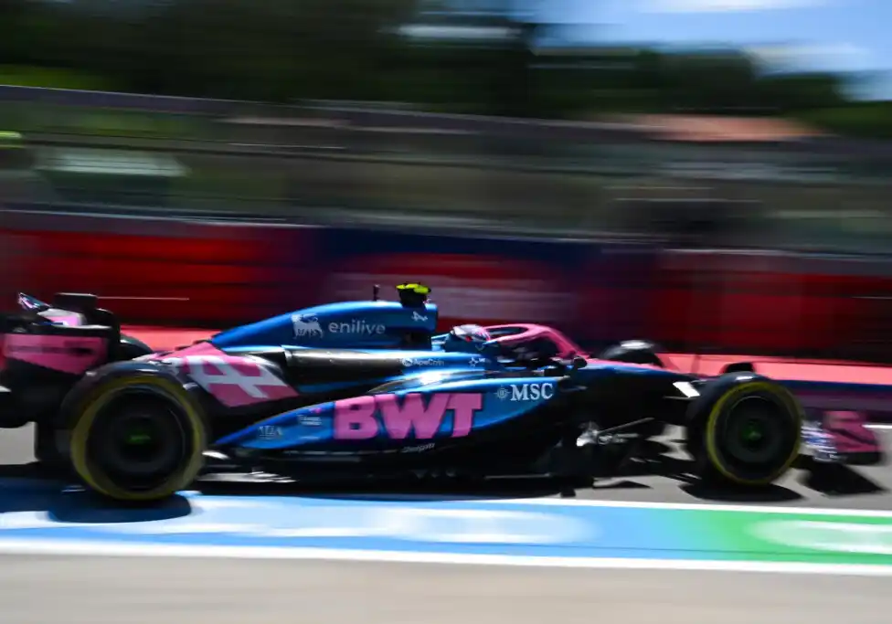 Colapinto ya giró con Alpine.